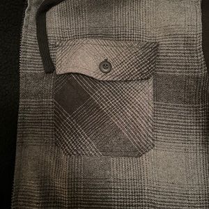 Men’s fleece flannel sweatshirt/jacket XXL